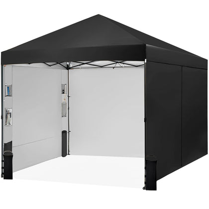 Tunbne pop-up canopy center lock in action for rapid outdoor setup.