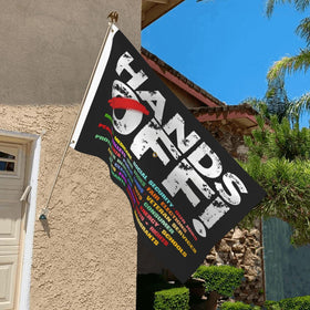 TUOCYERD protest flag with vibrant colors enhances visibility at rallies.