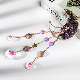 TUOKING crystal rainbow maker decor catching light to brighten interiors.