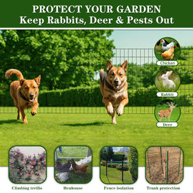 TUOKS garden-use fence for chicken coops and enclosures