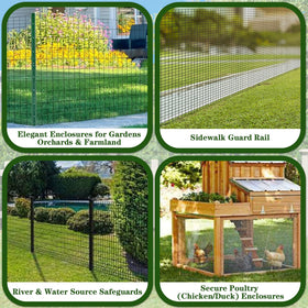 TUOKS weather resistant fence resists rust in outdoor conditions.
