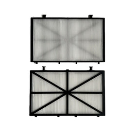 PET fiber with diamond-grid filter design improves filtration and durability