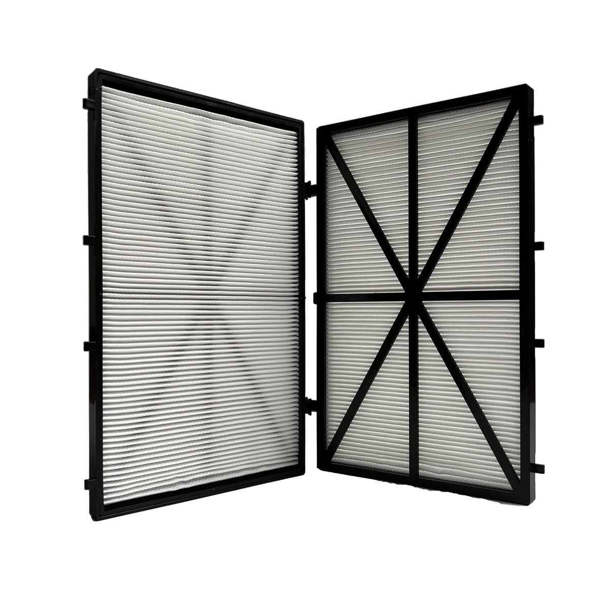 Three-layer filter design for thorough pool cleaning with less clogging
