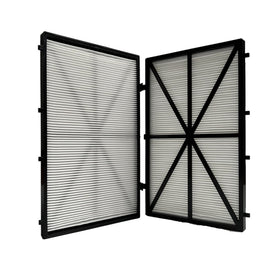 Three-layer filter design for thorough pool cleaning with less clogging