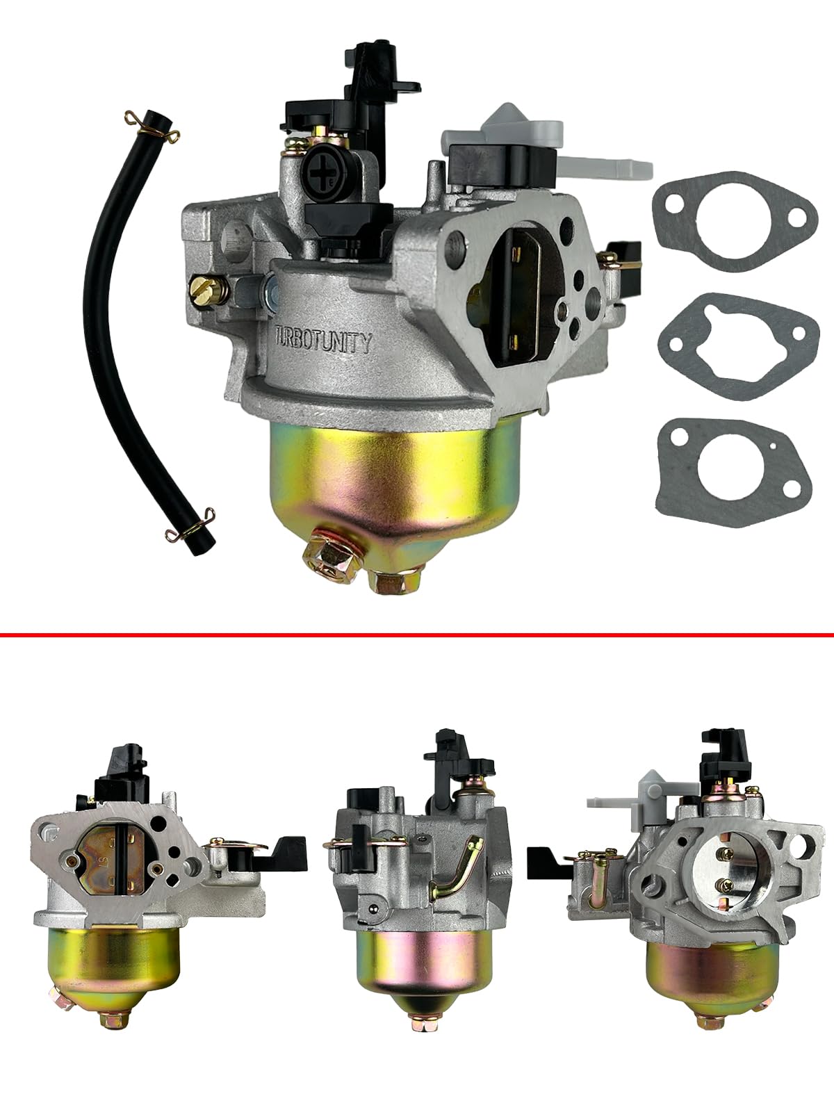 Turbotunity carburetor compatibility with Predator and Harbor Freight units for versatile replacements.