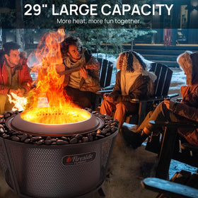TURBRO Pluto R29 ash pan for easy cleanup after fires