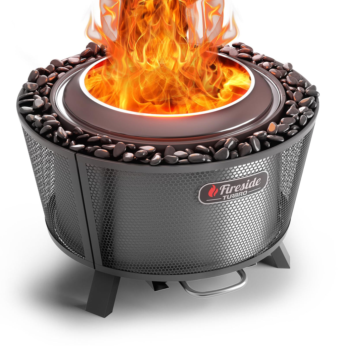 TURBRO Pluto R29 patio view highlights stylish outdoor warmth