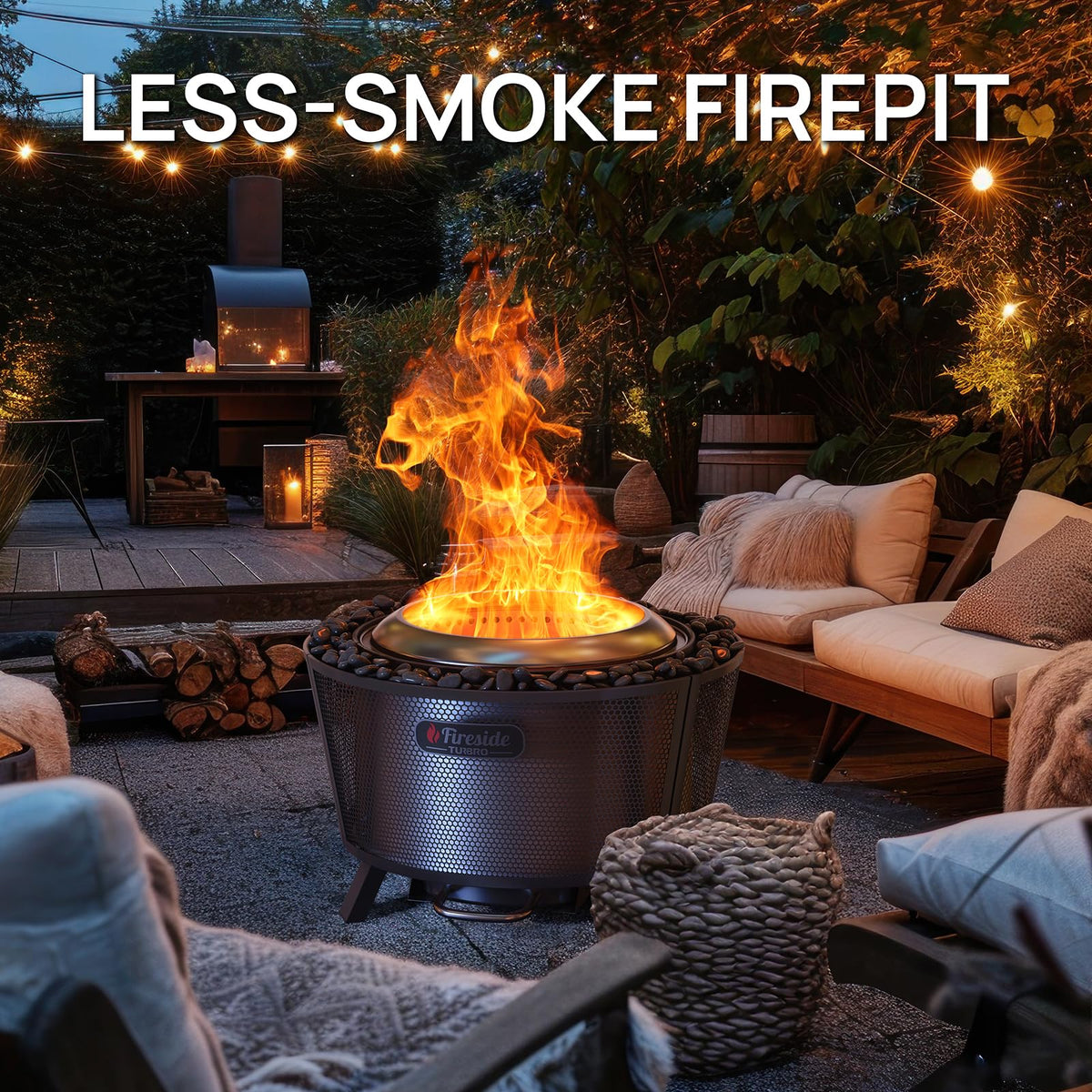 TURBRO Pluto R29 fire pit stand provides stable outdoor warmth