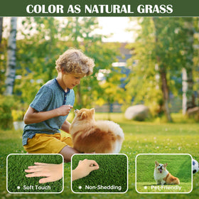 TURF XPRESS fire-resistant material used for safe pet spaces.