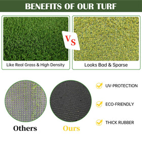 TURF XPRESS UV protected grass for long-lasting outdoor decor.