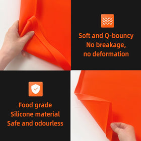 TURLIOARN heavy-duty silicone mat shows durable protective layer