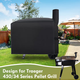 TURLIOARN ZPG-450A grill cover shields against sun and rain