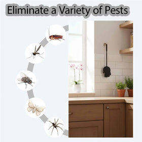 TurnOnLove compact lightweight design stores anywhere for quick pest control.