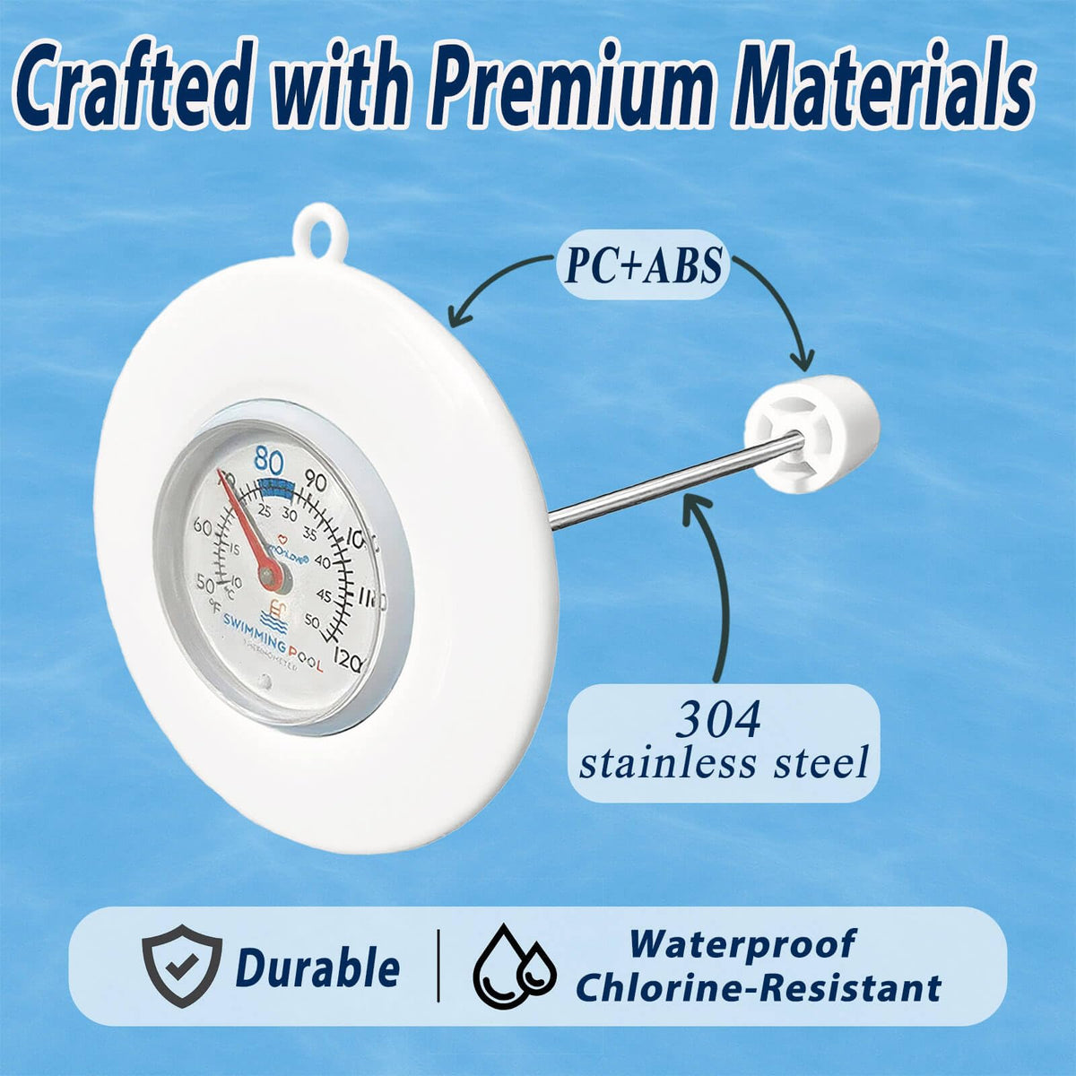 TurnOnLove shatter-proof floating disc endures splashes.