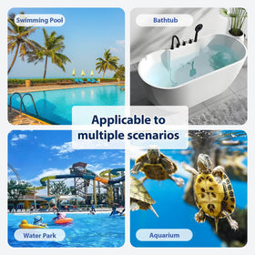 TurnOnLove versatile thermometer for pools, spas, ponds, and baths.