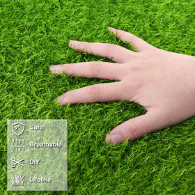 TURSTIN artificial grass mat miniature garden setup for charming scenes