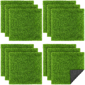 TURSTIN artificial grass patch 12x12 inch for DIY decor and mini landscapes