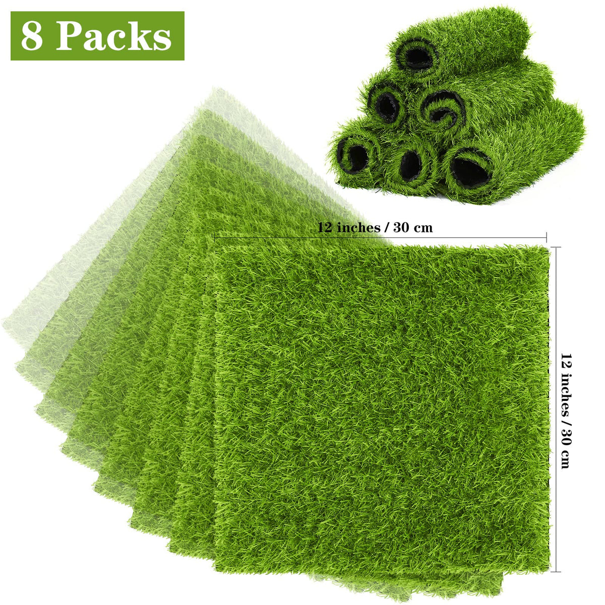 TURSTIN grass tile with drainage holes for breathable outdoor use