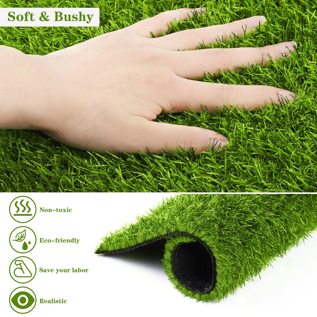 DIY-friendly TURSTIN lawn tiles can be cut and arranged