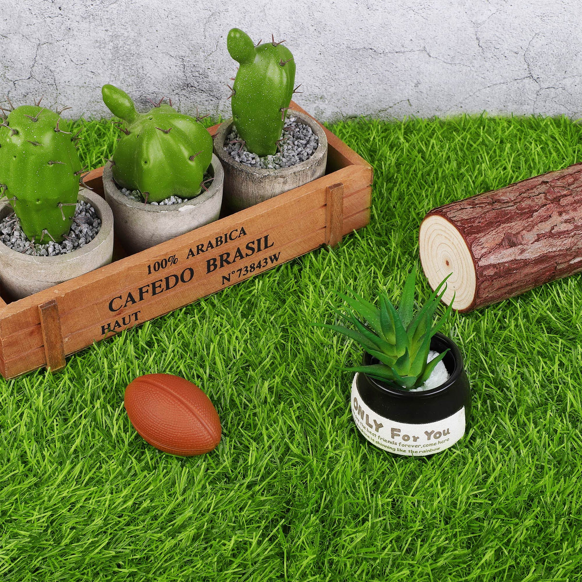 TURSTIN DIY grass square decor easy to trim into shapes
