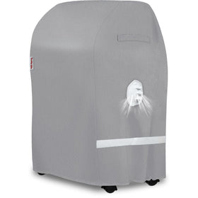 Turtle Life BBQ cover 32in front view with snug fit for two-burner grills