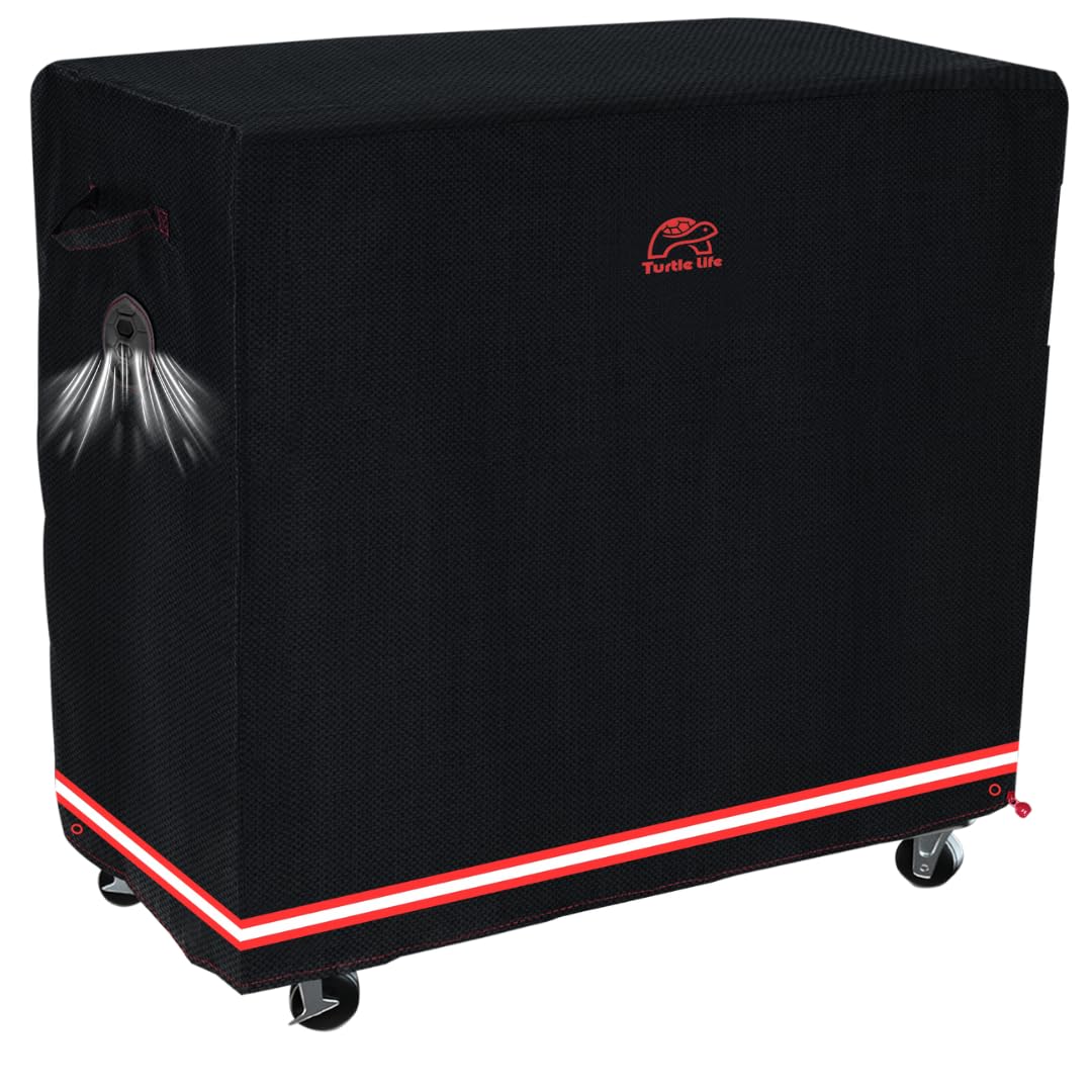 Turtle Life BBQ grill cover 46-inch protects flat top grills from rain and dust