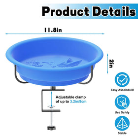 Detachable bowl for easy cleaning and quick refills with TUSPEU.