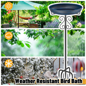 TUSPEU segmented-height pole supports adjustable height for versatile garden placement.