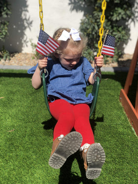 TUTARE 50 flag on a stick for Memorial Day displays