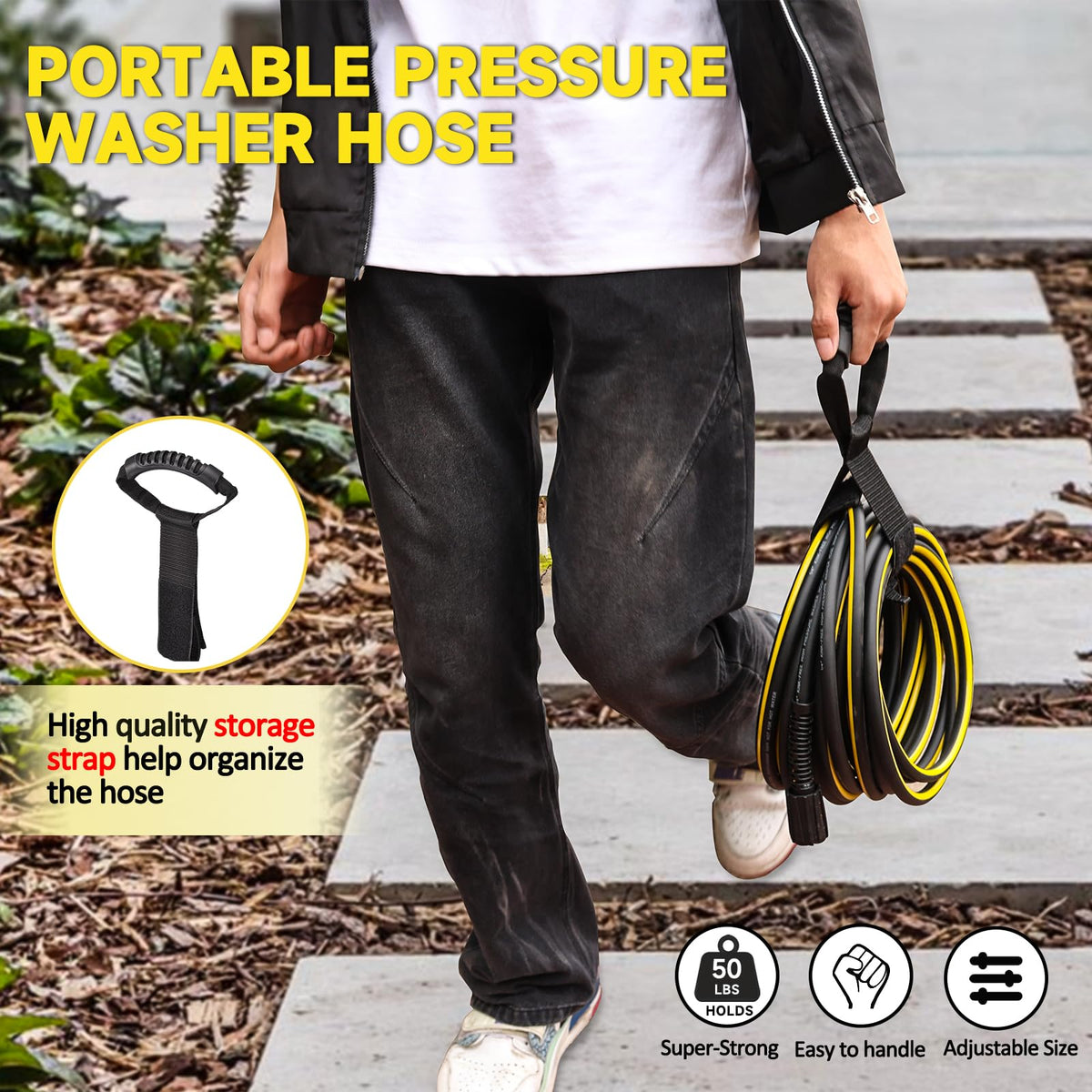 TUTULUCK hose rated up to 60°C for versatile cleaning tasks