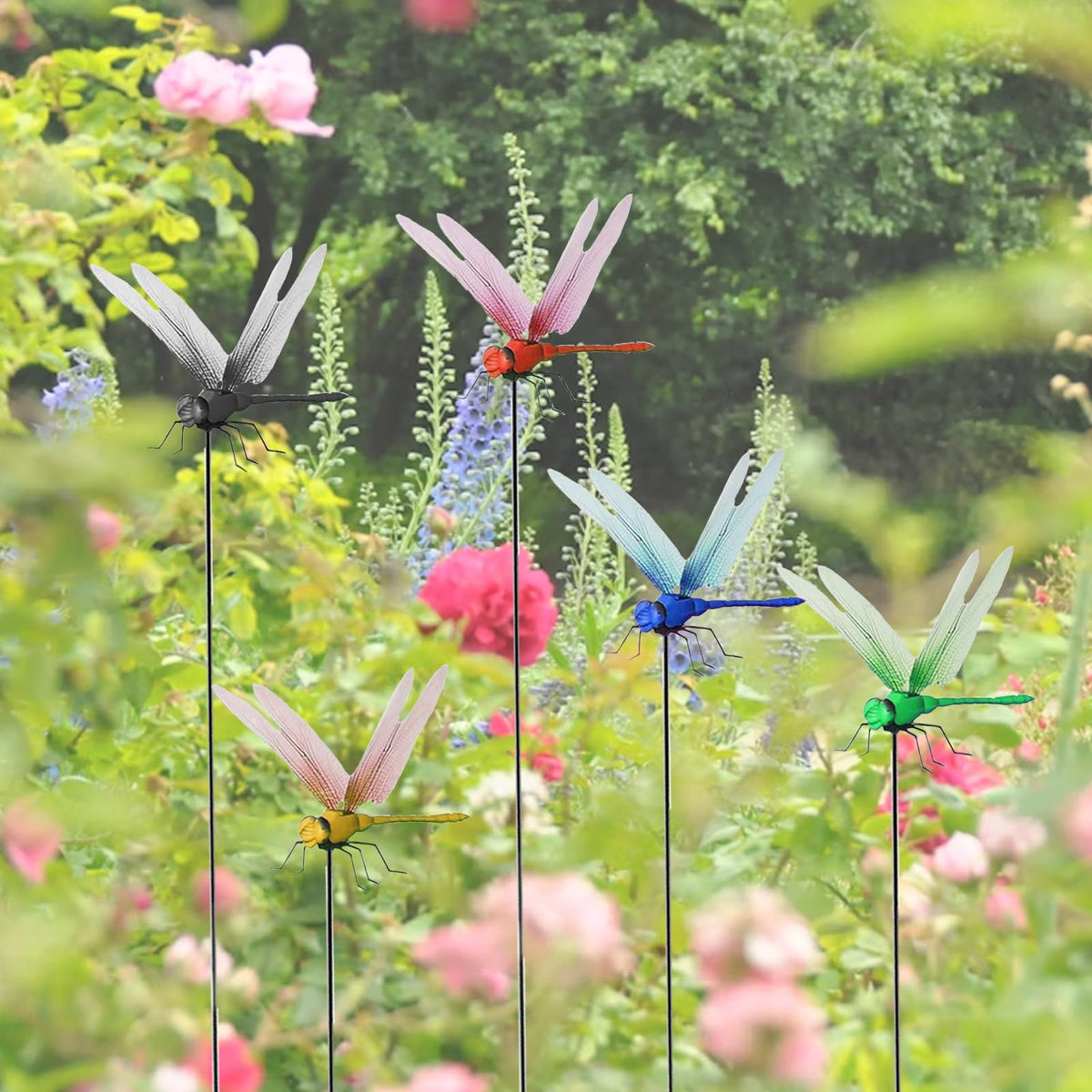 Tuxiaobu dragonfly ornament supports photo backgrounds and playful lawn accents.