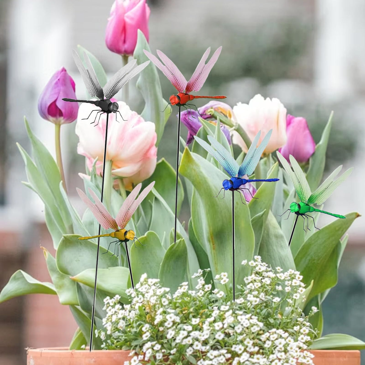 Tuxiaobu 30 cm stake length provides sturdy outdoor display.