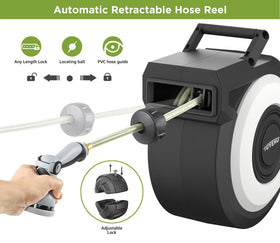 Tuyeho 180-degree swivel bracket for full garden reach