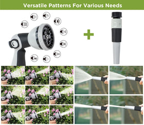 Tuyeho self-locking hose reel enables hands-free spraying