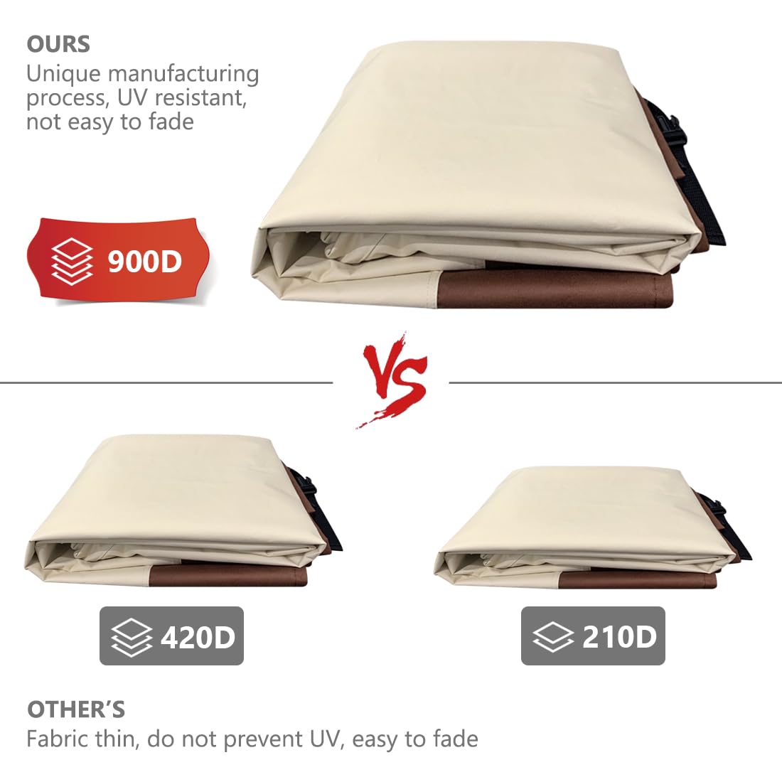 Tuyeho waterproof coating keeps rain out and your table dry.