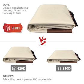 Tuyeho waterproof coating keeps rain out and your table dry.