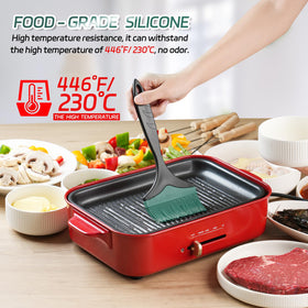 Tuyotue dishwasher-safe BBQ brush simplifies cleaning after grilling.
