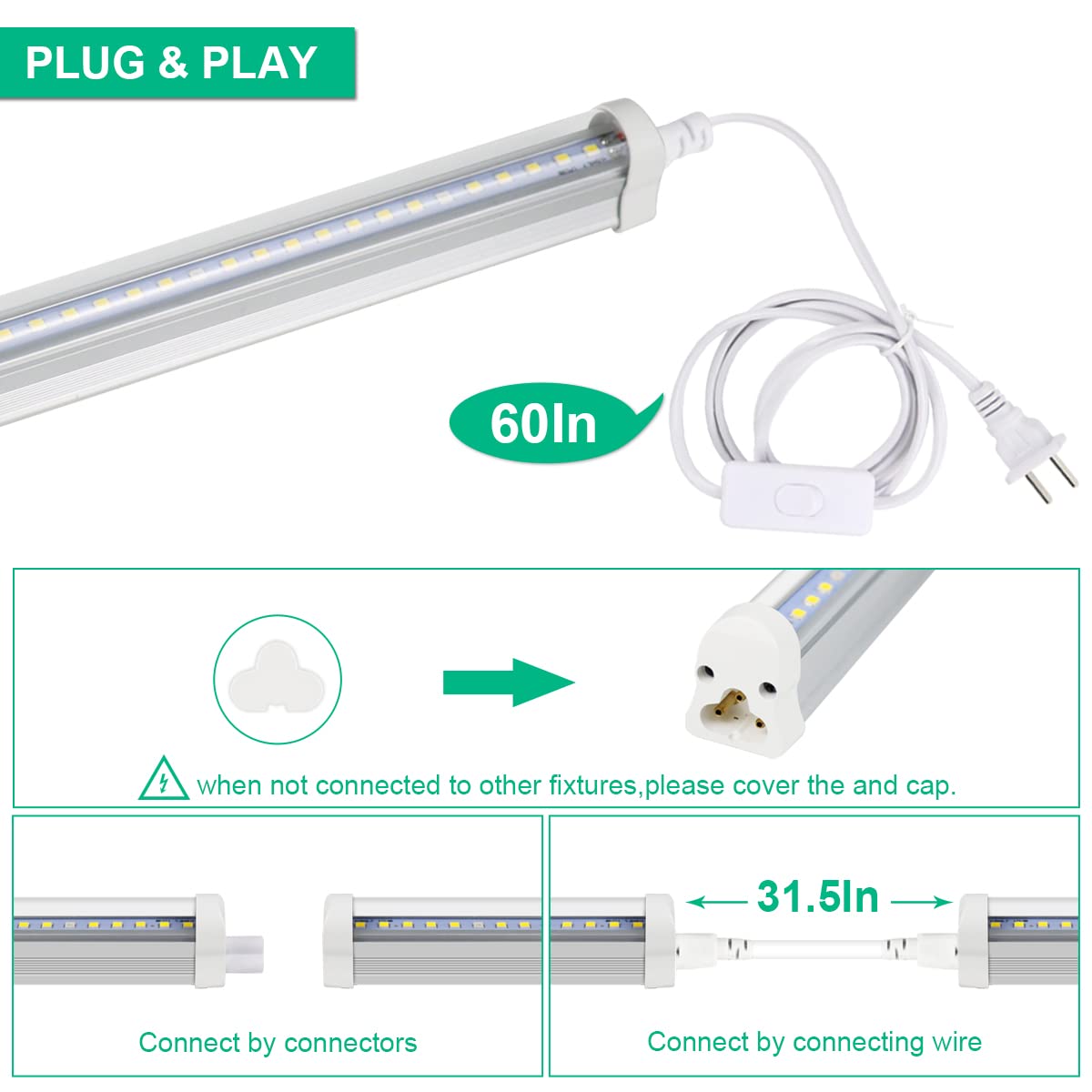 TVTUTPWY connectable tubes enable scalable plant lighting