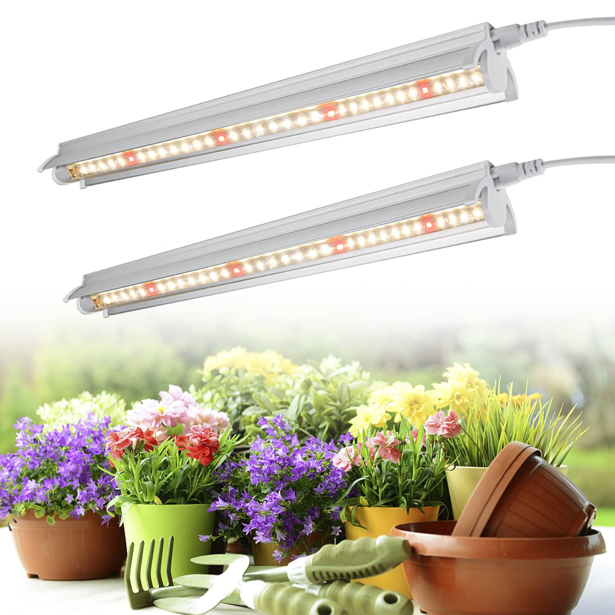 TVTUTPWY Grow Light T5 1-4ft strip for scalable indoor growing.