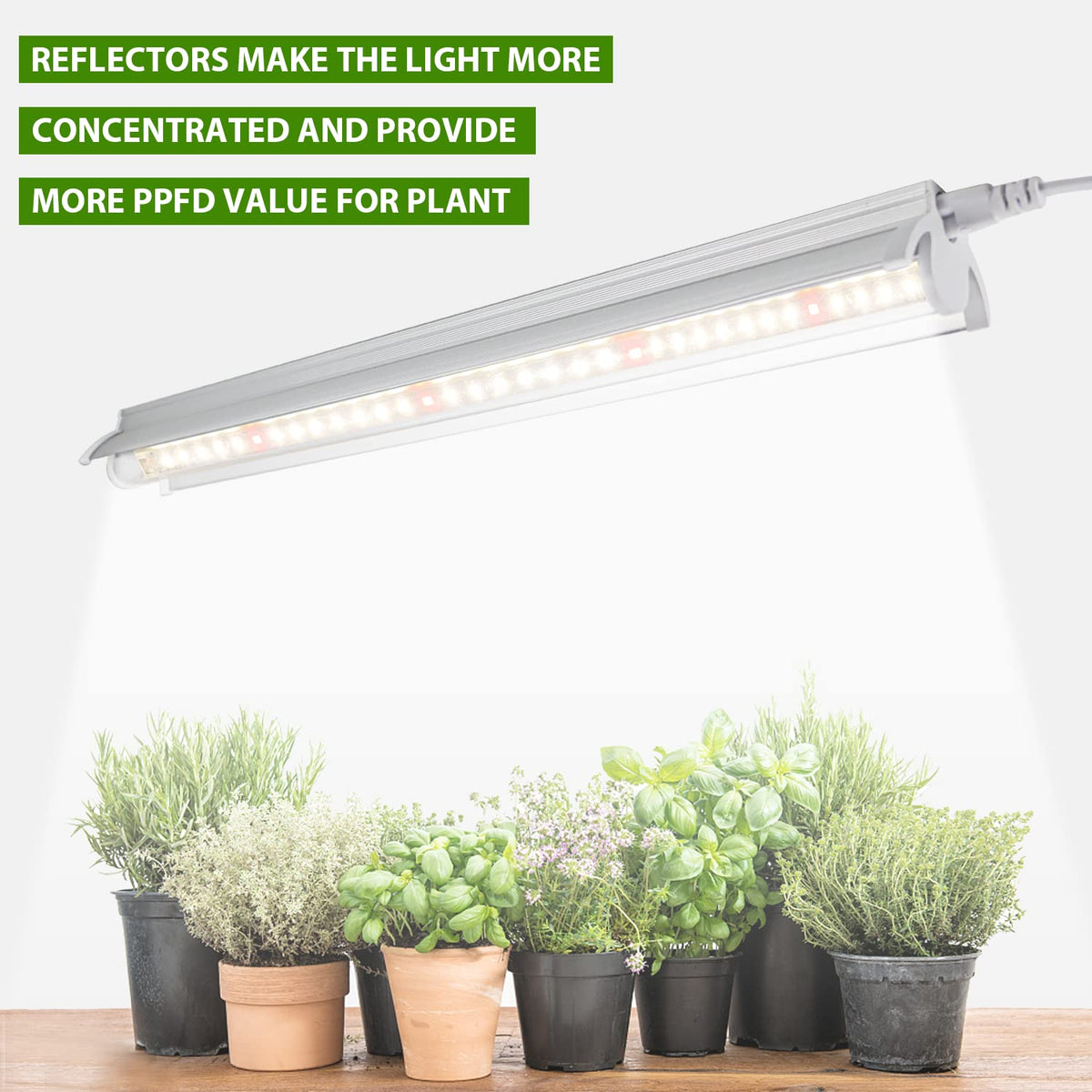 TVTUTPWY Grow Light T5 easy-install with plug-and-play setup.