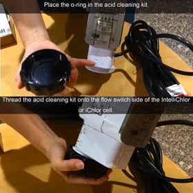 Tvwen IntelliChlor acid washing installation guide visual for quick, safe pool cleaning