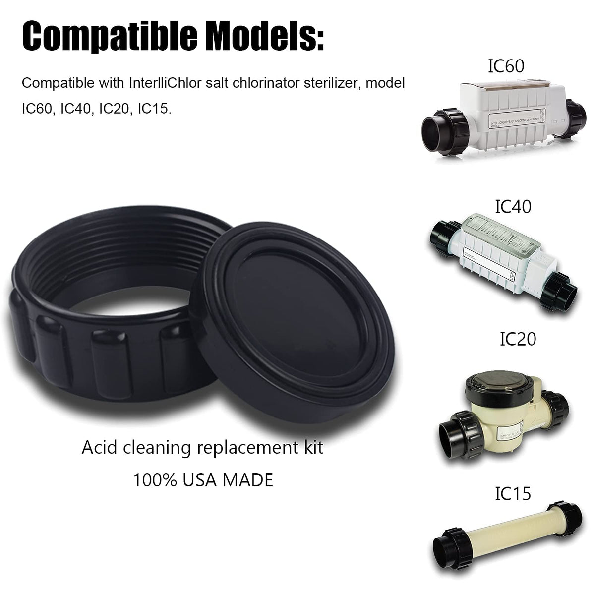 Tvwen IntelliChlor coupling nut enables simple assembly during routine maintenance