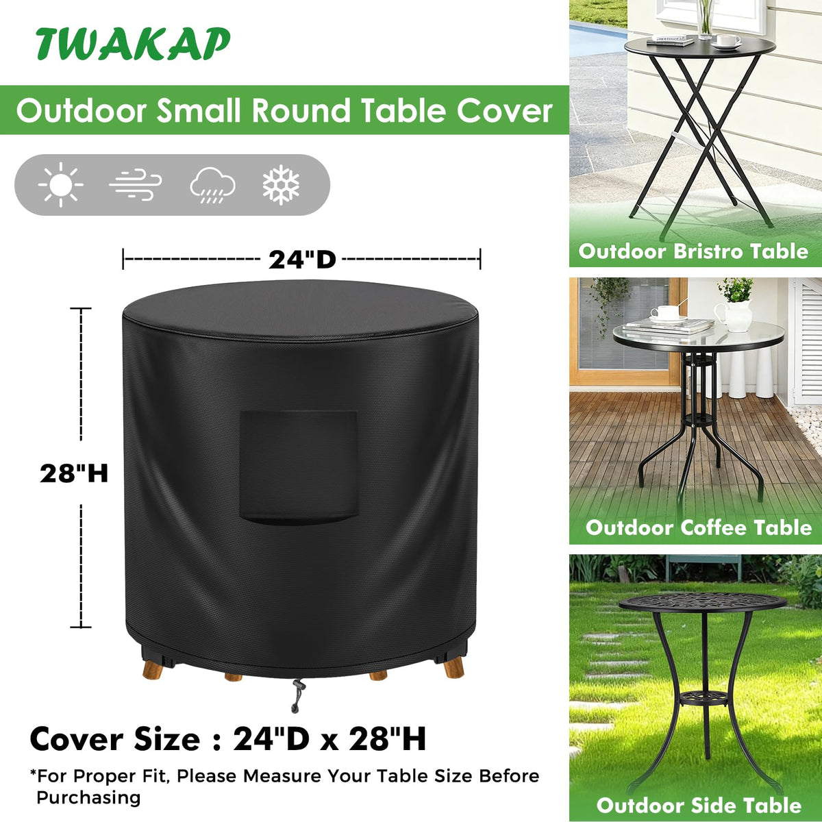 TWAKAP close-up of UV-resistant coating on the table cover.