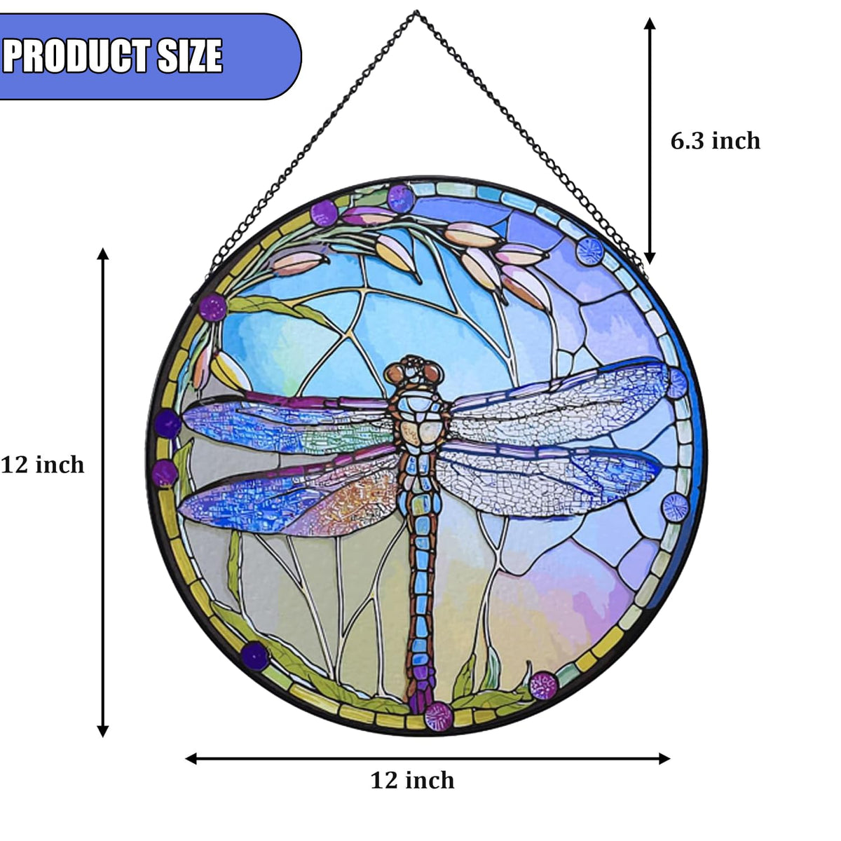 TwaliRay gift for mom a colorful stained-glass keepsake