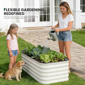 TwentyNext outdoor planter supports vegetables, herbs, and flowers with adaptability.