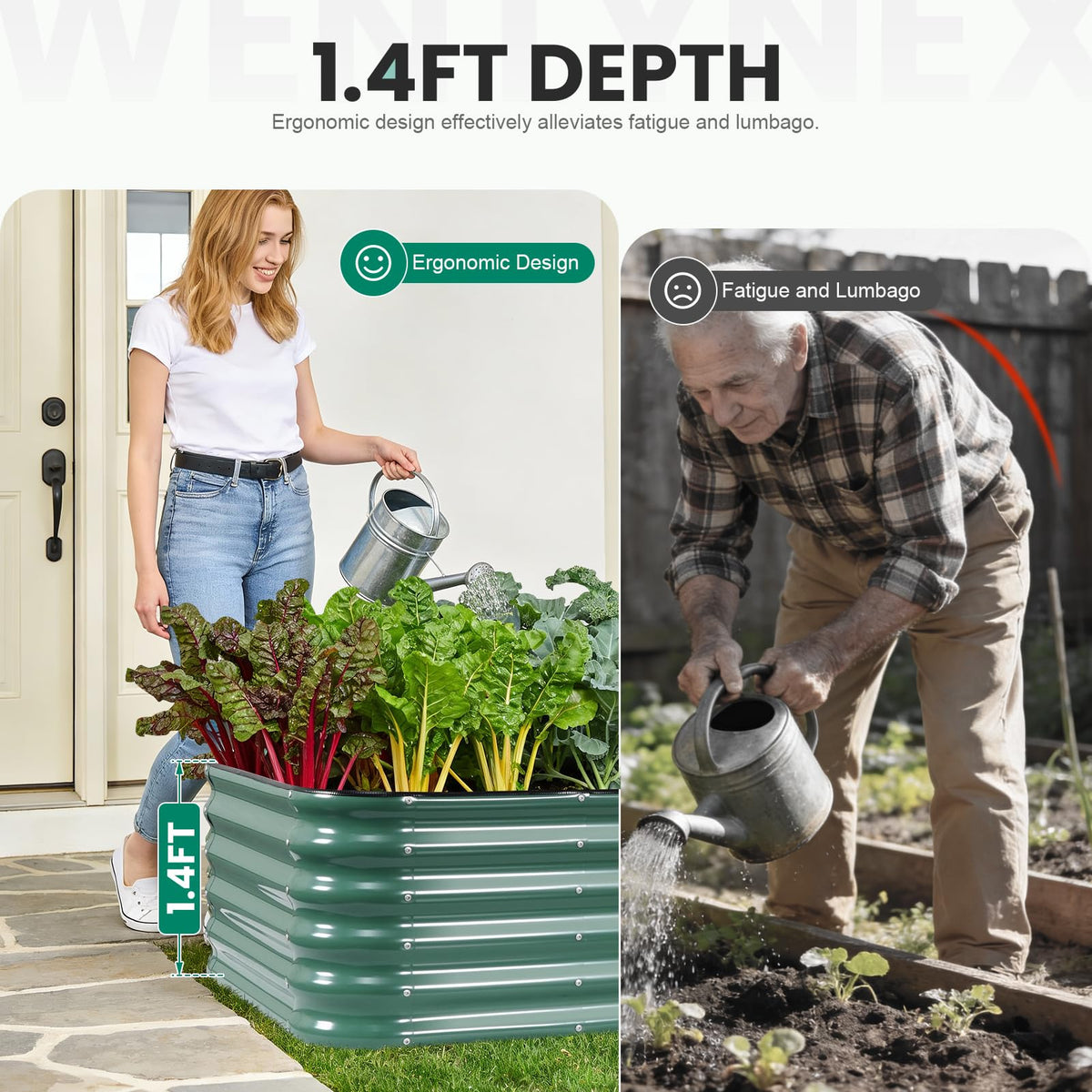 TwentyNext large planter layout ideas help organize vegetables and flowers