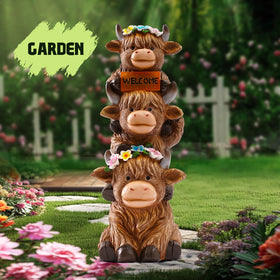 Twinbling yard patio lawn ornament creates charming focal point