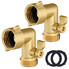 Twinkle Star 90-degree hose elbow reduces faucet strain and improves reach