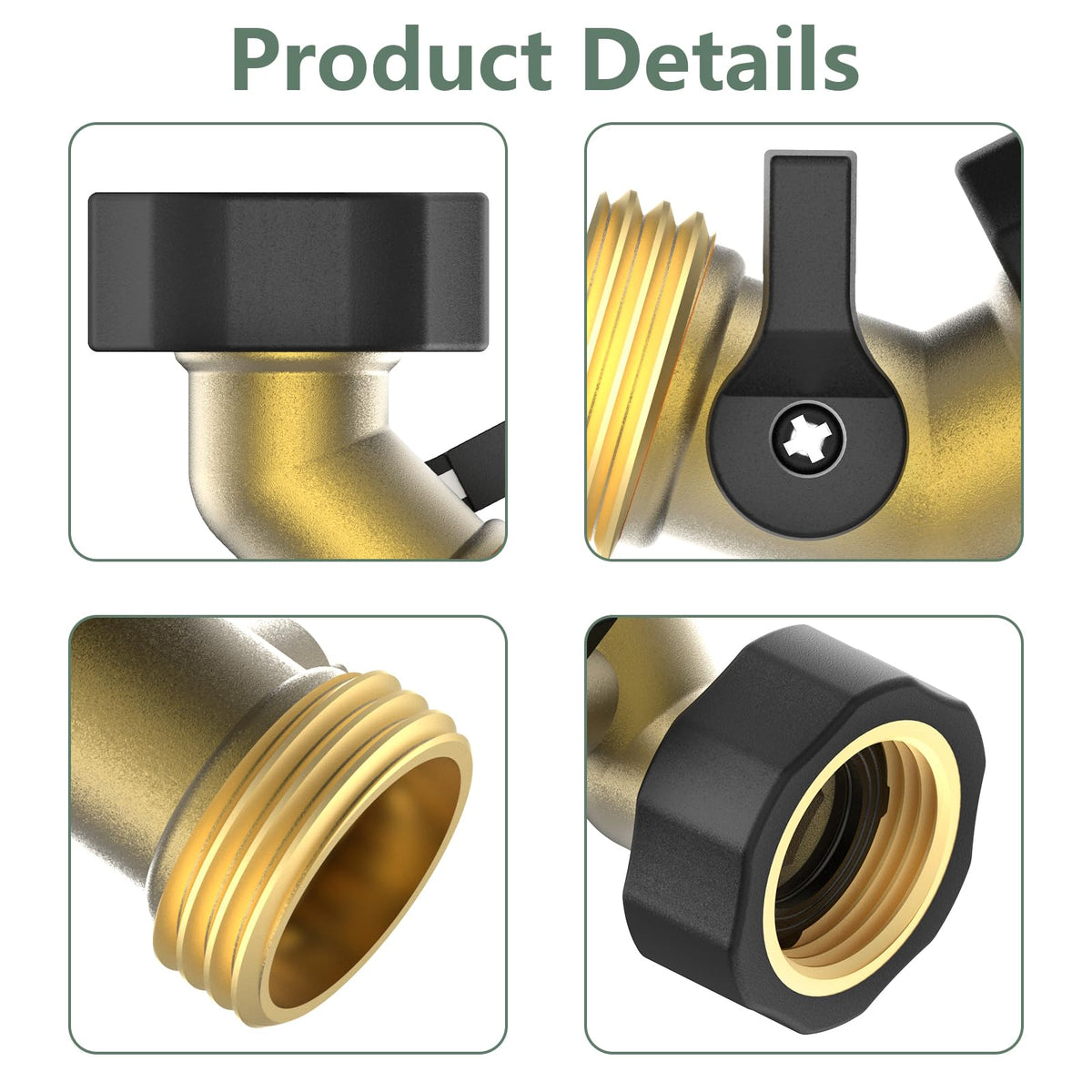 Twinkle Star adjustable flow handle demonstrates easy on/off operation.