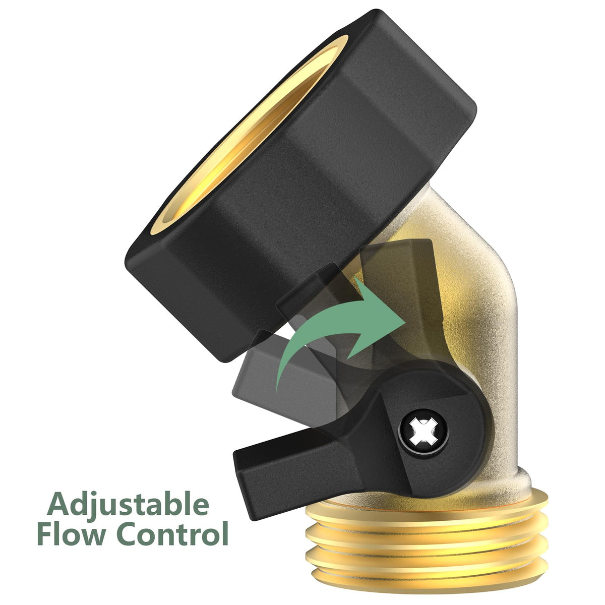 Twinkle Star valve with leak-free brass ball shows reliable shut-off.